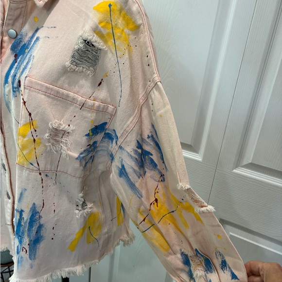 POL Pink Textured Jacket - Picture 4 of 8